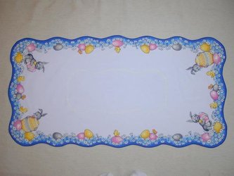 Forbyt,  Ubus velikonoční, Zajíc hnědá 42 x 85 cm ovál