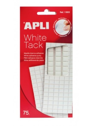 APLI lepicí čtverečky, 75 g, bílé