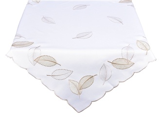 Ubrus celoroční, Dita vyšívaný, bílý 35 x 35 cm