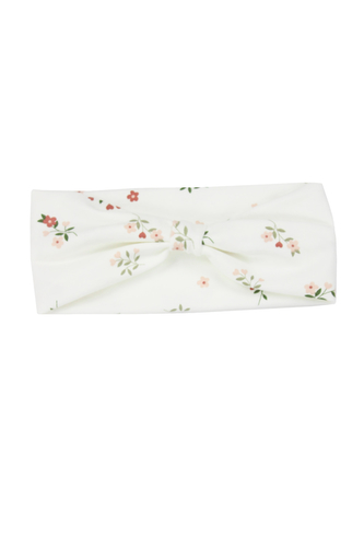 enie baby Dětská čelenka CUTE 6-9m FLOWERS CREME