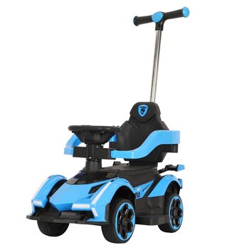 Dětské odrážedlo Baby Mix Speed s vodící tyčí modré Dětské odrážedlo Baby Mix Speed s vodící tyčí modré
