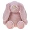Królik Charlotte pudrowy róż 25cm