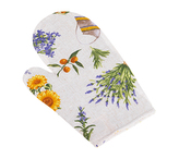 Kuchyňská chňapka - Levandule fialová, žlutá - 28x18 cm