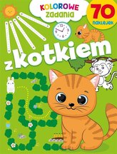 Kolorowe zadania z kotkiem