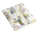 Sedák EMA prošívaný - Zahrada lila - 40x40 cm prošívaný