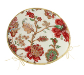 Sedák EMA kulatý hladký - Květ červená - průměr 40 cm