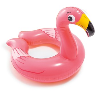 INTEX Nafukovací kruh ve tvaru zvířátka, plameňák