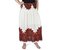 Sukně NIRAN, mandaly, červenobílá