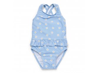 Plavky bez rukávů Daisies Blue vel. 74/80