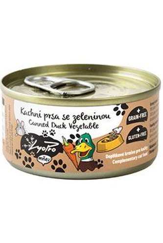 Lyopro CAT konz. Kachní prsa se zeleninou 85g