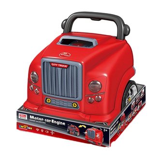 Ciężarówka czerwona - warsztat samochodowy