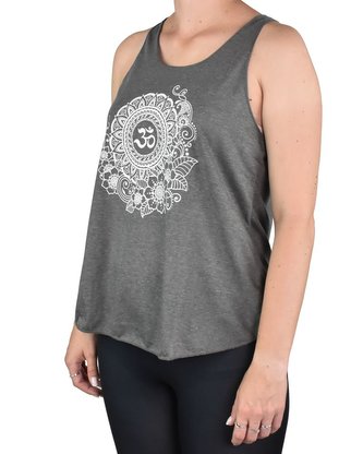 Dámské tílko YOGEE, šedé, ÓM