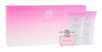 Versace Bright Crystal - miniatura EDT 5 ml + tělové mléko 25 ml + sprchový gel 25 ml woman