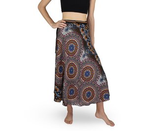 Zavinovací sukně NORIO, multicolor, mandaly, II. jakost