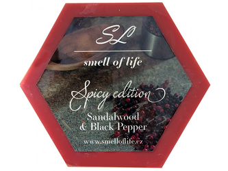 vonný vosk ,,Sandalwood & Black Pepper"