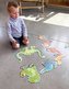 Scratch Puzzle podłogowe i pierwsze puzzle Dinozaury 80 elementów
