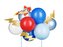 Balonowy topper na tort Samolot 29cm