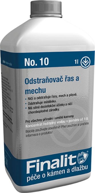 Finalit Nr.10 - Odstraňovač řas a mechu kyselý 
1 l