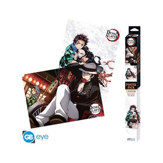 Set 2 plakátů Demon Slayer - Series 3 (52x38 cm)