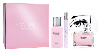 Calvin Klein Women - EDP 100 ml + tělové mléko 100 ml + EDP 10 ml woman