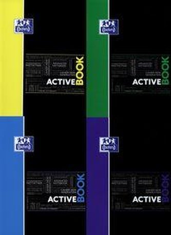 Kołonotatnik A4 Oxford w kratkę 80 kartek Activebook mix Kołonotatnik A4 Oxford w kratkę 80 kartek Activebook mix