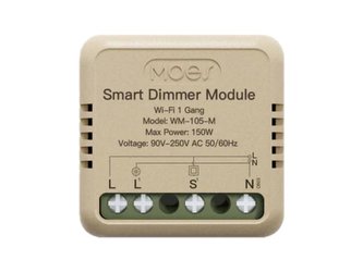 Smart ovladač osvětlení MOES Switch Module MS-105M WiFi Tuya
