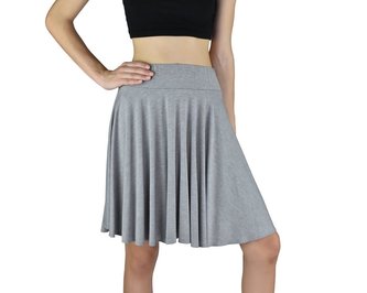 Letní sukně MIN, světle šedá