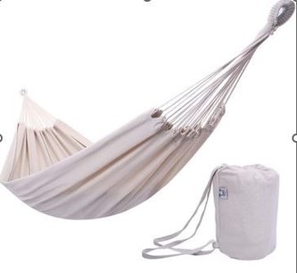 Zahradní houpací síť boho 200cm ecru