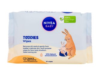 Nivea Baby Čisticí ubrousky Toddies 57 ks pro děti