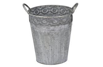 Obal na květiny Faty stříbrný 31x25 cm