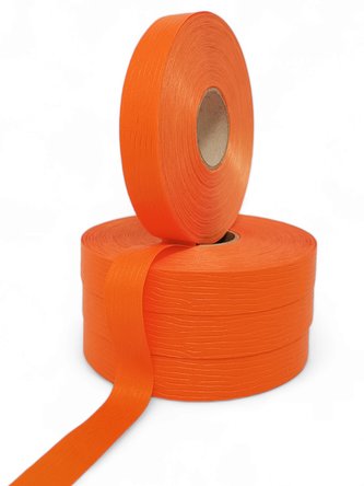 Stuha Senza flange Similpaper 1,9 cm x 75 m 12 oranžová