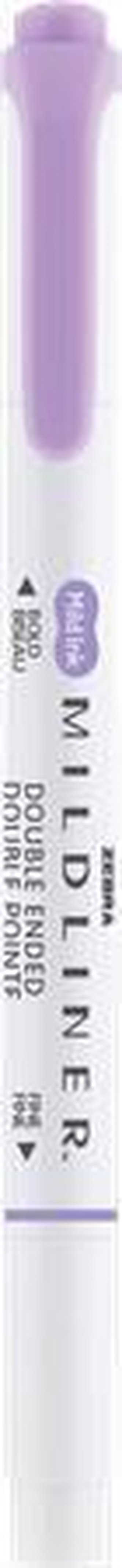 Zvýrazňovač "Mildliner Cool & Refined", purpurová, oboustranný, 1,0/3,5 mm, ZEBRA