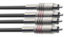 Stagg STC2C, kabel 2x RCA/2x RCA, 2m