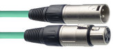 Stagg SMC10 CGR, mikrofonní kabel XLR/XLR, 10m, zelený