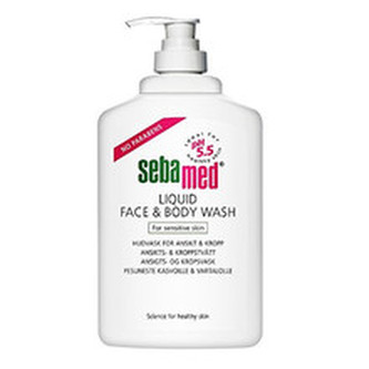 Sebamed Jemná umývacia emulzia na tvár a telo s pumpičkou Classic (Liquid Face & Body Wash) 400 ml woman