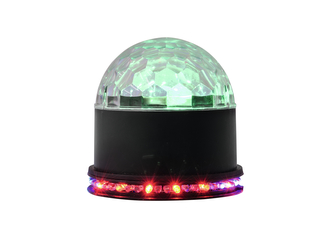 Eurolite LED Half Ball 3x 1W RGB, paprskový efekt