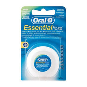 ORAL B Dentální nit s mentolovou příchutí (Essential Floss Mint) 50 m unisex