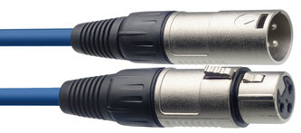 Stagg SMC10 CBL, mikrofonní kabel XLR/XLR, 10m, modrý