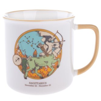 Porcelánový hrnek, Zvěrokruh - Střelec, 460ml, 6/36