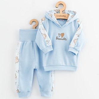 2-dílná kojenecká souprava New Baby Biscuits modrá - velikost 68 (4-6m) 2-dílná kojenecká souprava New Baby Biscuits modrá - velikost 68 (4-6m)