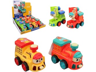 Lokomotiva, na setrvačník, 6,7 x 10,5 x 7 cm (1 ks)