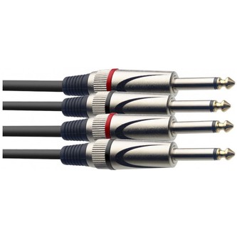 Stagg STC10P, kabel dvojitý 2x JACK/2x JACK, 10m