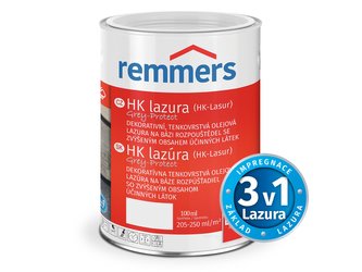 Remmers - HK Lazura Grey Protect 100 ml Silbergrau / Stříbřitě šedá