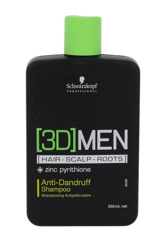 Schwarzkopf Professional Šampon proti lupům pro muže 3D (Anti-Dandruff Shampoo) Šampon proti lupům pro muže 3D (Anti-Dandruff Shampoo) - Objem 250 ml man