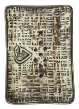 MÝDLENKA - Olive Plate Crocodile