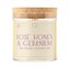 Svíčka s dřevěným praskajícím knotem - Rose Honey & Geranium 280 g