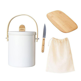 NBA193 Kompostér set, vel.S krémový 4,5l