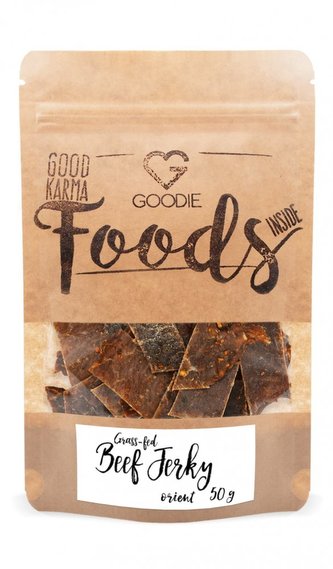 Grass-fed sušené hovězí maso - Jerky - Orient 50 g