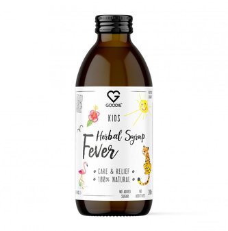 Dětský bylinný sirup - Regenerace a úleva, teplota - Herbal syrup Fever for kids 200 ml
