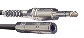 Stagg SAC3PSJS DL, kabel JACK/JACK zásuvka, 3m